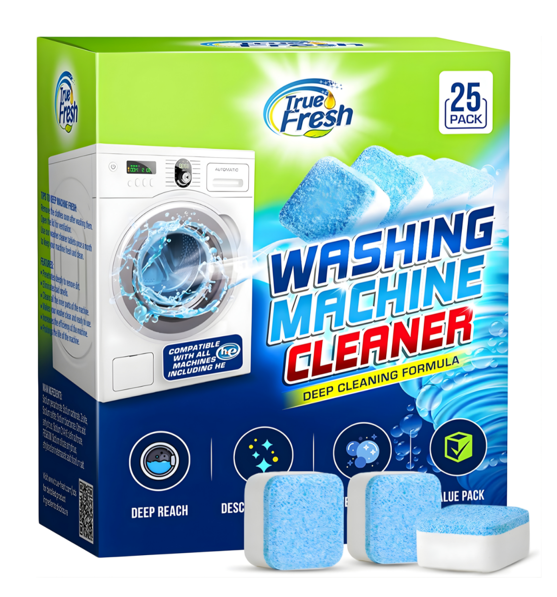 True Fresh Washing Machine Cleaner Tablets - True Fresh